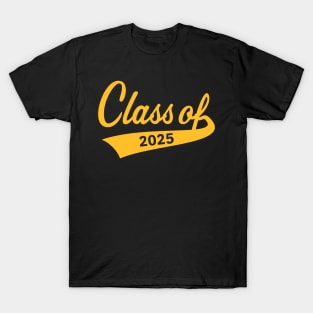 Class Of 2025 (School’s Out / Graduation / Gold) T-Shirt